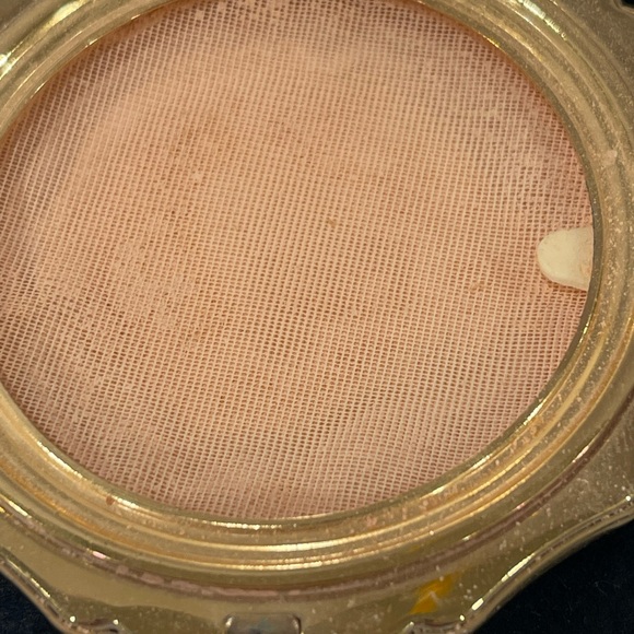 Vintage Stratton England Gold Enamel Face Powder Compact with Mirror - Picture 13 of 14